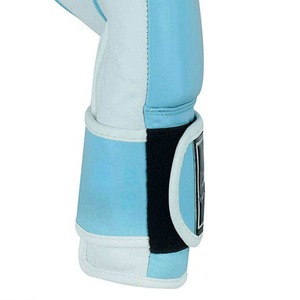 Guantes de Boxeo de Piel Sintética Azul Claro, Cierre de Velcro en los Dedos, Equipo de Entrenamiento Unisex - Product Image 6
