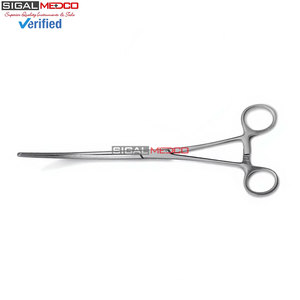 Pinza Intestinal Doyen de 9 Pulgadas con Curvatura Longitudinal y Dientes, Instrumento Quirúrgico de Acero Inoxidable Alemán, Pinza Atraumática para Intestinos - Product Image 4