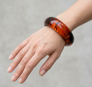 Premium Handmade Resin Waterproof <b>Love</b> Style Elegant Women's Fashion <b>Bangle</b> - Product Image 2