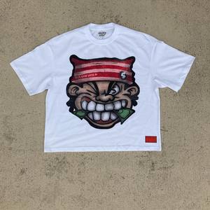 Custom digital and screen printing t-shirts men oversized multi color DTF printed <b>tshirts</b> short sleeve street wear DTG t shirts - Product Image 2