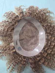 Prothèse capillaire homme en cheveux humains indiens Remy bouclés, base mono - TAZ HAIR BANGLADESH - Product Image 4