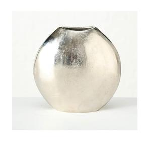 Jarrón de flores de metal hecho a mano con diseño moderno y personalizado para decoración de jardín, bodas y mesas. - Product Image 1