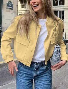Veste universitaire personnalisée pour femmes, respirante, tendance streetwear, fabricant, commandes en gros - Product Image 3