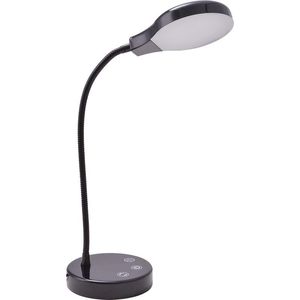 Lampada da Scrivania Moderna Dimmerabile con Sensore Touch, Corpo in Alluminio e Paralume Bianco o Nero - Product Image 1