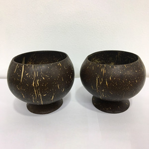 Tasses en coquille de noix de coco, prix de gros les plus bas, ensemble de tasses à thé et à expresso de qualité supérieure, faites à la main à partir de coquilles de coco - Product Image 3