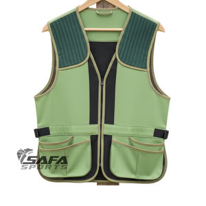 Gilet de chasse confortable SAFA SPORTS en orange vif pour femmes, gilet de chasse en montagne avec tissu léger et respirant - Product Image 4