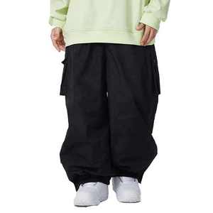 Windproof Streetwear OEM Customized Ski <b>Pants</b> Windproof Plus Size Baggy Ski Wear with Zipper Closure Snowboard <b>Pant</b> - Product Image 3