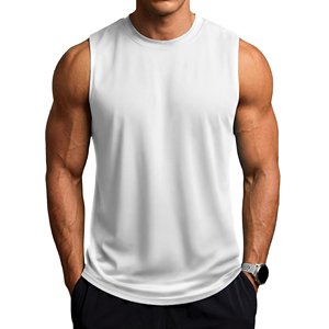 High Quality Men Summer Tank Tops Plain Soft Casual Beach Vest Sleeveless Everyday Wear Custom Clothing Tank Tops Manufacturer - Product Image 1