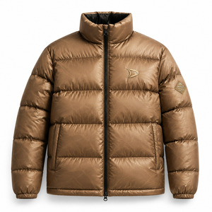 Lightweight Packable Down Fill Custom Logo Wholesale Breathable Travel Winter Men Puffer Jacket - Product Image 1