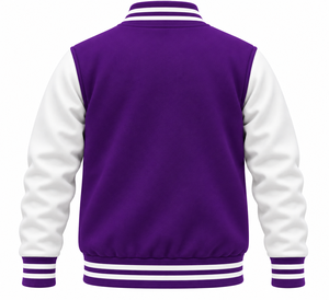 Chaquetas de Invierno Personalizadas OEM de Alta Calidad para Hombre, Chaqueta Varsity de Béisbol con Mangas de Cuero y Lana para Hombre 2026 al por Mayor - Product Image 2