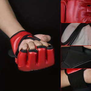 Guantes de Boxeo MMA de Dedos Abiertos de Primera Calidad, Último Diseño, Bajo MOQ, Gran Venta - Product Image 5