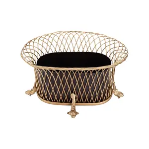 Jarrón de Flores Costero de Hierro Moderno y Minimalista, Centro de Mesa, Decoración de Hogar de Lujo Hecha a Mano y Ecológica - Product Image 4