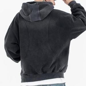 Modern Style Hooded Pullover Sweatshirt Long Sleeve Comfortable Casual Outerwear Relaxed Fit Clothing - Product Image 6