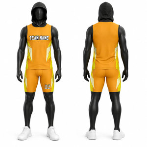 Maillots de football personnalisés 7v7 pour adultes – Tenues de sport respirantes et légères avec transfert thermique, tailles et numéros personnalisables - Product Image 1