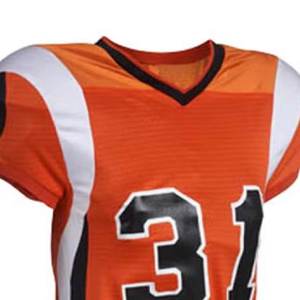 Ropa Deportiva con Logotipo Personalizado, Jersey de Fútbol Americano Sublimado, Manga Corta, Talla Grande, Diseño Clásico, OEM, Talla Personalizada - Product Image 2