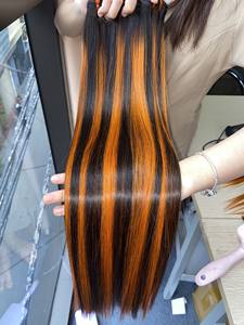 Top1 sin enredos Versátil de nivel superior Durable Hueso suave Liso Sedoso Doble trama Extensiones de cabello vietnamita natural - Product Image 4