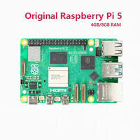 Carte Raspberry Pi 5 officielle Cortex-A76 2 Go/4 Go/8 Go Linux PCIe Gigabit Ethernet USB3.0 Éducation Créateur Python 200g LETPCBA