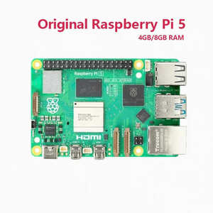 Carte Raspberry Pi 5 Officielle Originale Cortex-A76 2 Go/4 Go/8 Go Linux PCIe Gigabit Ethernet USB3.0 Éducation Créateur Python 200g - Product Image 5