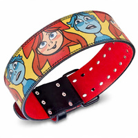 Ceinture de soutien dorsal en cuir Anime pour entraînement de gym et pompes, avec double crochets personnalisables
