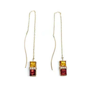 good quality fashion jewelry 10K gold japan good reputation jewelry set supplier earrings k10 luxury earrings women