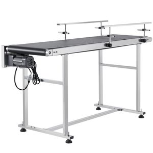 Nastro Trasportatore Motorizzato in Acciaio Inossidabile per Carichi Pesanti 59 x 15,7 Pollici, Tavolo Trasportatore 59 x 15,7 Pollici per Applicazioni di Codifica a Getto d'Inchiostro - Product Image 1