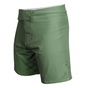 Shorts de compression MMA BJJ pour hommes, logo frontal, respirants et à séchage rapide, Spandex/Polyester, entraînement de grappling - Product Image 2