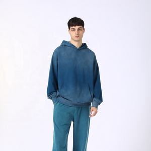 Nuevos Conjuntos Deportivos Unisex de Moda, 100% Algodón, Tallas Grandes, Estilo Vintage Desgastado por el Sol, Ecológicos, Transpirables, Ropa Deportiva de Invierno para Correr - Product Image 5