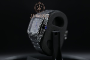 Montre en diamant moissanite de qualité supérieure pour les occasions professionnelles, les événements formels et les cadeaux haut de gamme, disponible à prix d'exportation - Product Image 3