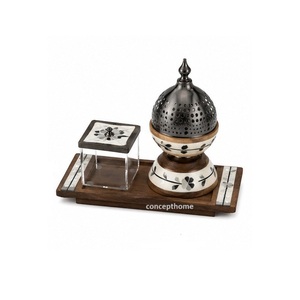 High Quality Bakhoor <b>burner</b> Mini Bakhoor <b>burner</b> Incense Metal <b>Burners</b> Bakhoor - Product Image 2