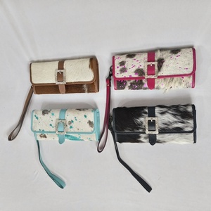 Nuevo Bolso de Mano de Cuero Auténtico, Elegante y Casual, Tipo Clutch Corto para Mujer, Estilo Occidental - Product Image 5