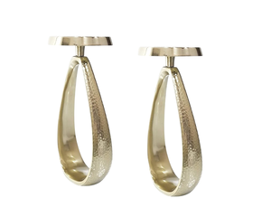 เชิงเทียนอะลูมิเนียมเคลือบทองคำ ดีไซน์ทันสมัย ตกแต่งบ้าน สินค้าขายดีล่าสุด ทำด้วยมือ รับสั่งทำตามแบบ - Product Image 4