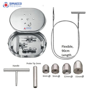 Juego de Extractores de Venas Nabatoff, Kit Quirúrgico Multitipo, Herramienta de Cirugía Vascular, Acero Inoxidable, Autoclavable, Marca Privada OEM, Manual - Product Image 2