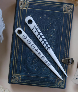 Agujas de Hueso de Búfalo de Alta Calidad de Zehra Industries, Aguja Tallada para Coser y Tejer, Accesorios para el Hogar, Artesanía Natural Pulida - Product Image 1