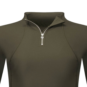 Chemise d'équitation respirante à manches longues pour femme, sous-vêtement de base pour l'équitation, chemises de concours personnalisées - Product Image 6