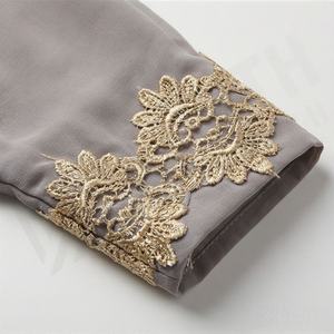 Parches Bordados para Hombros y Pecho, Abaya Musulmana en Oferta, Vestidos Musulmanes Largos para Mujer, Ropa Modesta, Color Personalizado - Product Image 5