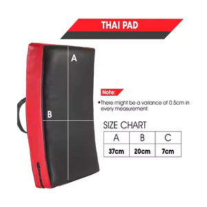 Pads de boxe thaïlandaise avec mousse multicouche, pads de frappe robustes pour arts martiaux et fitness - Product Image 2