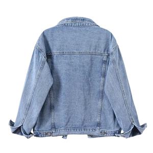 OEM <b>Women's</b> Casual Oversize Denim <b>Jacket</b> with Buttons Winter & <b>Summer</b> Fall Jean Coat for Ladies Outwear 2026 - Product Image 2