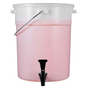 Dispenser per Bevande da 5 Galloni con Rubinetto e Coperchio, Dispenser in Plastica per Succhi, Ideale per Feste, Tè Freddo, Limonata, Succo, 220V - Product Image 1