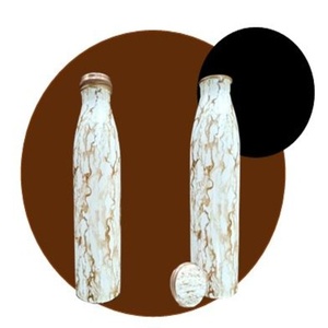 Bouteille d'eau en cuivre de qualité supérieure, vaisselle ayurvédique, bouchon anti-fuite, écologique, durable, réutilisable, qualité export - Product Image 6