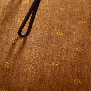 Tapis en laine rustique géométrique moderne, tissé à la main, de luxe, style tribal minimaliste, tapis haut de gamme pour salon, chambre à coucher, décoration intérieure - Product Image 4