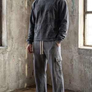 Men Acid Wash Tracksuit Wholesale Breathable Long Sleeve Sportswear Outdoor Activity Tracksuits Available for Men Tracksuit - Product Image 1