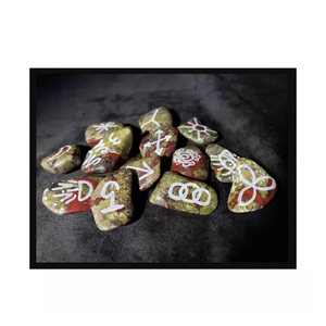 Karuna หินมังกรรูปทรงรี,ชุด Karuna หินธรรมชาติ11ชิ้นหินอัญมณี Reiki - Product Image 2