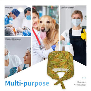 Chapeau de bloc opératoire pour infirmière d'hôpital, bonnet médical pour chirurgie, accessoires pour clinique vétérinaire, couvre-chef pour médecin, laborant, pharmacien - Product Image 4