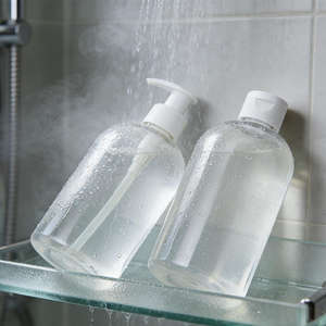 ขวดใสขนาด 500 มล. 16.9 ออนซ์ แบบมีหัวปั๊ม - ขวดพลาสติกทรงบอสตันสำหรับบรรจุภัณฑ์เจลอาบน้ำและครีมอาบน้ำ - Product Image 5