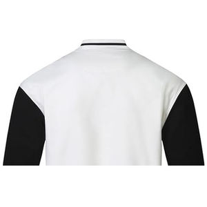 เสื้อแจ็คเก็ตวาร์ซิตี้คุณภาพสูง ผลิตจากผ้าขนสัตว์ 100% แขนหนัง สำหรับผู้ชาย สไตล์ลำลอง สตรีทแวร์ ขายส่ง ดีไซน์แบบ Letterman บุด้วยผ้าฟลีซ - Product Image 5