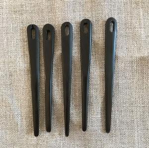 Aiguilles élégantes et polies en os et corne de buffle naturel, écologiques, pour la confection de vêtements et d'accessoires - Product Image 3