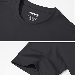 Men's Cotton Crewneck <b>T</b>-<b>Shirt</b> Short Sleeve Plain Tee <b>Moisture</b> <b>Wicking</b> Casual Solid Color <b>T</b> <b>Shirt</b> Manufactured in Bangladesh - Product Image 5