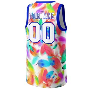 Custom Basketball Jersey V-Neck Sleeveless Sublimated Print Mesh 100% Polyester Breathable Unisex Adult All Seasons - Product Image 3