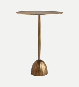 Decorative Gold Finished Metal End <b>Table</b> Modern Accent Stand Created For Stylish Home <b>D</b>écor Bedroom Lounge Hotel And Office - Product Image 5