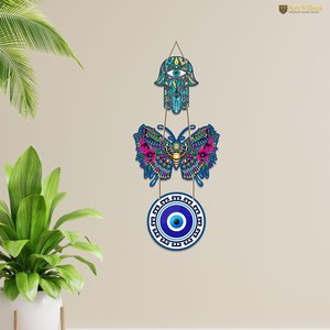 Escultura de Pared de Madera con Hojas Bohemias para Decoración del Hogar, Decoración Espiritual de Prosperidad - Product Image 3